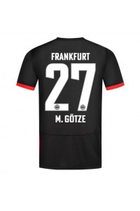 Eintracht Frankfurt Mario Gotze #27 Fotballdrakt Borte Klær 2024-25 Korte ermer